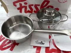 新品未使用★Fissler★両手鍋蓋付き14㎝★フライパン16㎝のサムネイル