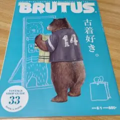 BRUTUS 2016年6月号 古着好き特集