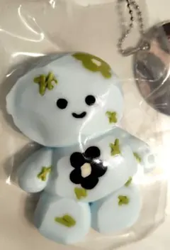 どんどん ミイラ 花柄 新品 もったり 水色