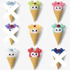 TWICE ダヒョン popup ポップアップ アイス ぬいぐるみ バッチ TWICE POPUP STORE ベイビーラブリーアイスバッジ ダヒョン - メルカリ