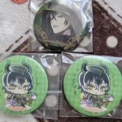 ツイステッドワンダーランド マレウス・ドラコニア 缶バッジ 3点セット