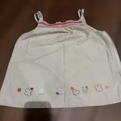 ファミリア　刺繍デザイン ノースリーブタンクトップ 120cmのサムネイル