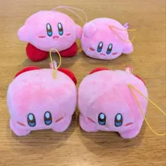 星のカービィ マスコット ぬいぐるみ 4体ストラップ付き