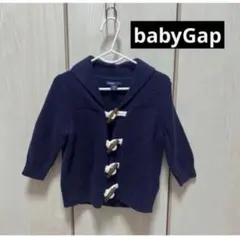 baby GAP 90cm ネイビー　ニットアウター　秋春のサムネイル