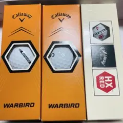 新品未使用キャロウェイ ゴルフボール セット（WARBIRD / HX RED）のサムネイル