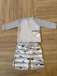 petit main ラッシュガード セットアップ サメ柄 80cm