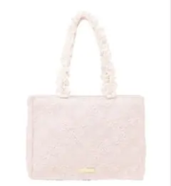 メゾンドフルール フリルハンドルスクエアトートMバッグ