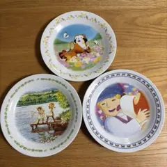 世界名作劇場 フランダースの犬 皿 2枚セット 紅葉 春 セブン 非売品
