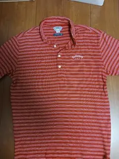 Callaway M ポロシャツ　ストライプ