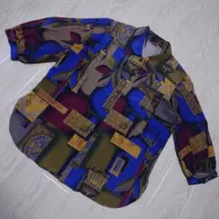 柄シャツ　日本製