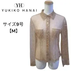 ユキコハナイ 花井 レース 花柄 長袖シャツ Miss HANAI 9号 Mのサムネイル