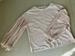 チュール　ドット　トップス