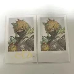 にじさんじ 宇佐美リト デビューチェキ 箔押しレア1枚 ノーマル1枚