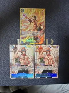 ワンピース カード　ポートガス・D・エース SEC パラレル 3枚まとめ売る