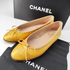 CHANEL バレエシューズ361/2 ベビーピンク - メルカリ