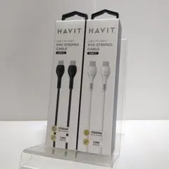 【2色セット・未開封】USB Type-C to C ケーブル 1.0m 60w
