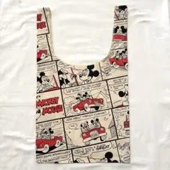 【未使用美品】レア⭐️ミッキーマウス コミックデザイン エコバッグ　ディズニー