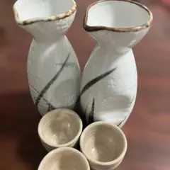 希少！　大上 昇　白丹波海老徳利 白丹波海老徳利・酒盃 丹波焼 大上昇 白丹波 - メルカリ