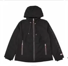 TOMMY HILFIGER フード付きブラックジャケット