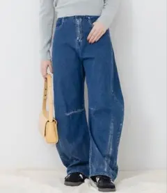 HEILIS カーブデニムパンツ　新品未使用