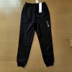 新品タグ付き　 UNIQLO ヒートテックボアスエットパンツ　黒 サイズS