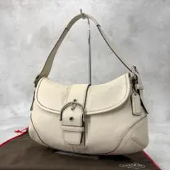 COACH 9248 コーチ ソーホー レザー ワンショルダーバッグ アイボリー