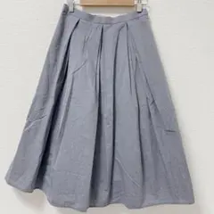 【36】シンプリシテェ　レディース　スカート　フレアスカート　ひざ丈　美品　春夏のサムネイル