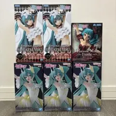 【初音ミク】フィギュア3種 6体セット