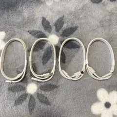 タイプC (C to C)充電ケーブル ホワイト 4本セット