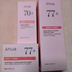 ANUA PEACH 77+ NIACIN トナー クリーム セラムのサムネイル