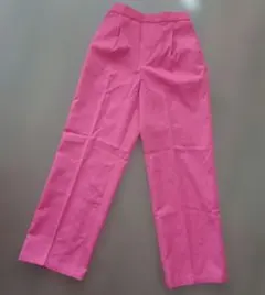 新品 美・美・暖 ストレートパンツ ピンクのサムネイル