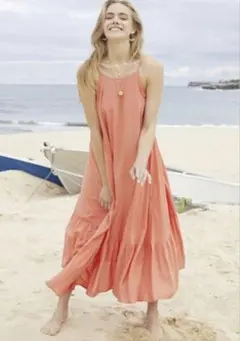 《美品》alexiastam ワンピ ドレス オレンジ