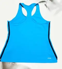adidas アディダス タンク トップ ブルー　ランニング　ジム　スポーツのサムネイル