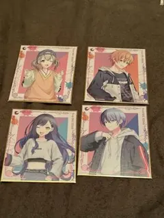 プロセカ 一番くじ 色紙 小豆沢こはね 白石杏 東雲彰人 青柳冬弥