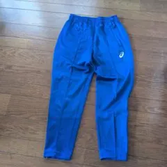 asicsジャージパンツ　ブルー　Sサイズのサムネイル