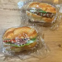 スクイーズ　手作り惣菜パン　サンド