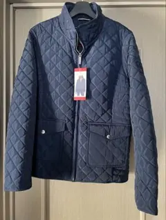 ネイビー キルティングジャケット