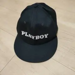 b*0様 PLAYBOY ロゴ刺繍 キャップ　帽子　ほぼ新品　スナップバックキャのサムネイル