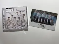 なにわ男子 アルバム +Alpha 通常盤CDと初回限定盤1の特典クリアスタンド