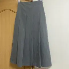 【20日まで出品】韓国ロングスカートプリーツslowand スローアンドグレー