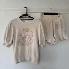 ジェラートピケ SUPER MARIO ルームウェア デイジー 上下セット