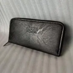 Jeep 黒 長財布 ジッパー式のサムネイル