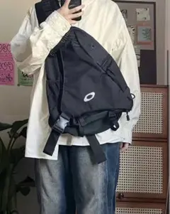 新品 ワンショルダー スリングバッグ ボディバッグ Y2K 通学通勤大容量