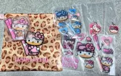雪焼けHello Kitty グッズセット レオパード柄