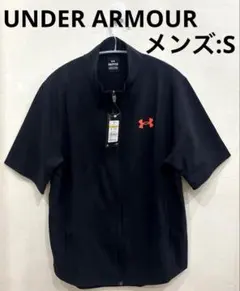 新品　アンダーアーマー　メンズSM　半袖　ブラック