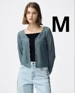 GU レースカーディガン Mサイズ