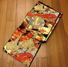 着物 帯 金 刺繍 織物 和装　御所解のサムネイル