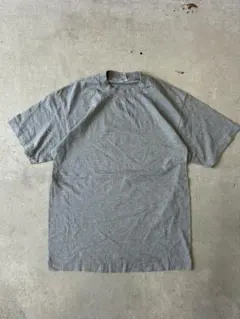 90s USA製 白タグStussy ブランクTシャツ シングルステッチ グレー