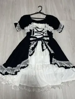 白黒ロリィタ　ゴシック　ロリィタ