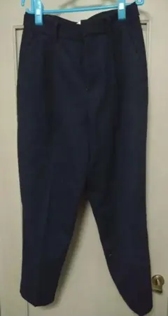 2回着用 ユニクロ　コントワーデコトニエ　ツイードタックテーパードパンツ 67